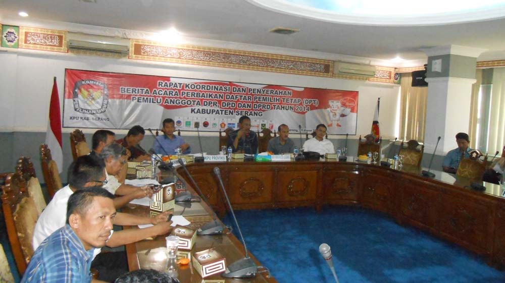 Jumlah Pemilih di Kabupaten Serang Berkurang 5.447 Orang